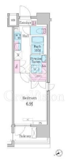 デュオメゾン品川戸越 803 間取り図