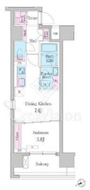 デュオメゾン品川戸越 1001 間取り図