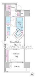 デュオメゾン品川戸越 401 間取り図