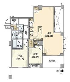 代沢パークハウス 3階 間取り図