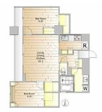 メインステージ両国 10階 間取り図