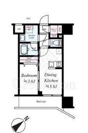 ARCOBALENO KAWASAKI (アルコバレーノ川崎) 402 間取り図