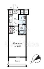 ARCOBALENO KAWASAKI (アルコバレーノ川崎) 206 間取り図