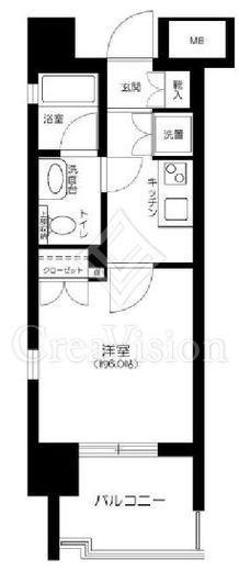 日神デュオステージ新宿中落合 7階 間取り図