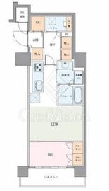 オープンレジデンシア高田馬場 11階 間取り図