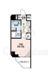 プレール・ドゥーク横濱子安 5階 間取り図