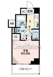 プレール・ドゥーク横濱子安 7階 間取り図