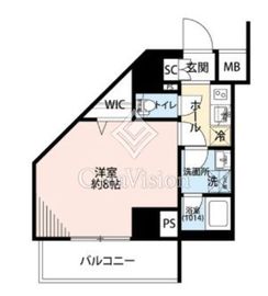 プレール・ドゥーク横濱子安 3階 間取り図