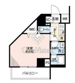 プレール・ドゥーク横濱子安 6階 間取り図