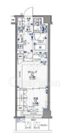デュオステージ横濱赤門通り 4階 間取り図