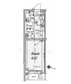 メイクスデザイン池袋パークサイド 3階 間取り図
