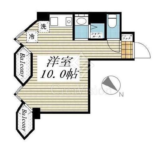 東京ベイビュウ 9階 間取り図