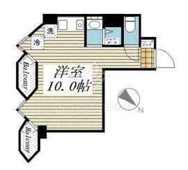 東京ベイビュウ 9階 間取り図