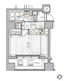 ウェリスタワー愛宕虎ノ門 18階 間取り図