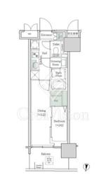 ブルックサイドレジデンス木場 527 間取り図