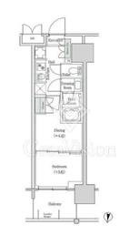 ブルックサイドレジデンス木場 535 間取り図