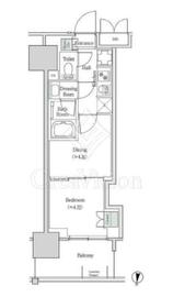 ブルックサイドレジデンス木場 536 間取り図