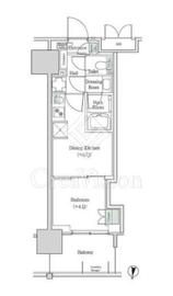 ブルックサイドレジデンス木場 538 間取り図