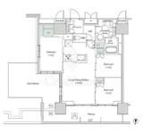 ブルックサイドレジデンス木場 1023 間取り図