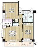 パークブルーム三葉 201 間取り図