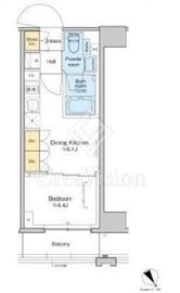 プラウドフラット清澄通り 911 間取り図