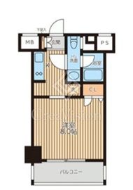 レジディア新横浜 902 間取り図