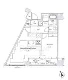 富ヶ谷ウエストガーデン 2階 間取り図