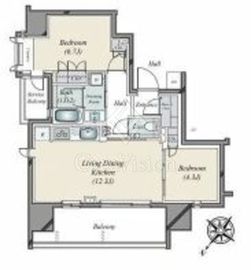 グランリビオ表参道 12階 間取り図