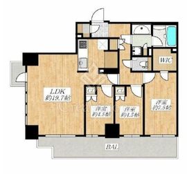 王子飛鳥山ザ・ファーストタワー＆レジデンス 24階 間取り図