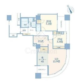 ザ・タワーグランディア 7階 間取り図