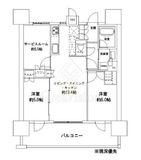 プレシス本厚木エクシア 3階 間取り図