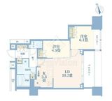 ザ・パークハウス三軒茶屋タワー 3階 間取り図