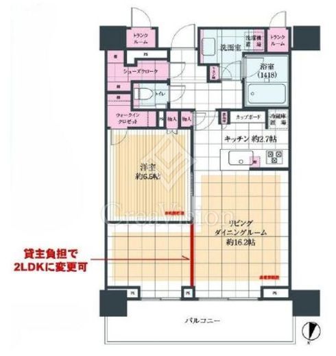 パークタワー西新宿 3910 間取り図