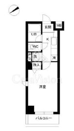 スカイコート高輪壱番館 8階 間取り図