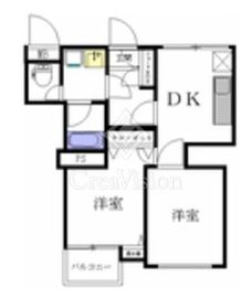 ライオンズマンション六本木 5階 間取り図