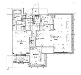 THE ROPPONGI TOKYO CLUB RESIDENCE 12階 間取り図