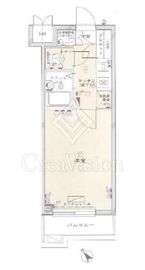 ルーブル恵比寿サウスガーデン 2階 間取り図