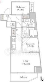ルミーク門前仲町 504 間取り図