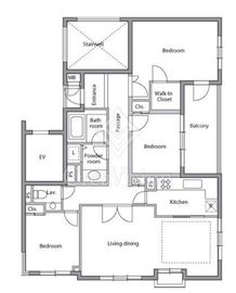 レジディア上目黒 201 間取り図