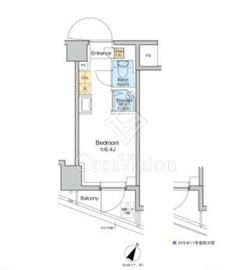 TOMORE田端 707 間取り図