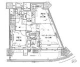 HARUMI FLAG PARK VILLAGE (晴海フラッグ パークヴィレッジ) 2階 間取り図