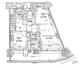 HARUMI FLAG PARK VILLAGE (晴海フラッグ パークヴィレッジ) 2階 間取り図