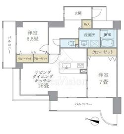 ハイムローゼ 301 間取り図