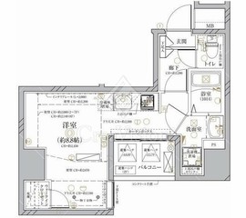 ディアレイシャス西大島駅前 6階 間取り図