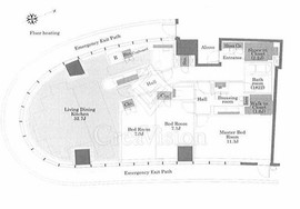 パークコート青山ザ・タワー 16階 間取り図