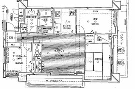 ダイアパレスグランデージ日本橋 3階 間取り図