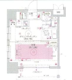 エステムプラザ飯田橋タワーレジデンス 1201 間取り図