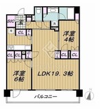 パークホームズ大岡山ラヴィアンコート 1004 間取り図