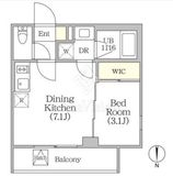 イプセ四谷テラス 206 間取り図