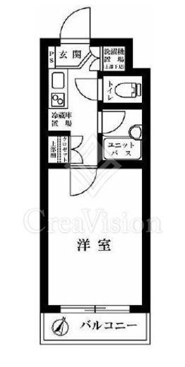 ルーブル渋谷本町 4階 間取り図